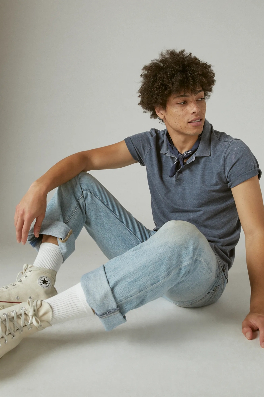 VENICE BURNOUT SHORT SLEEVE POLO, image 6