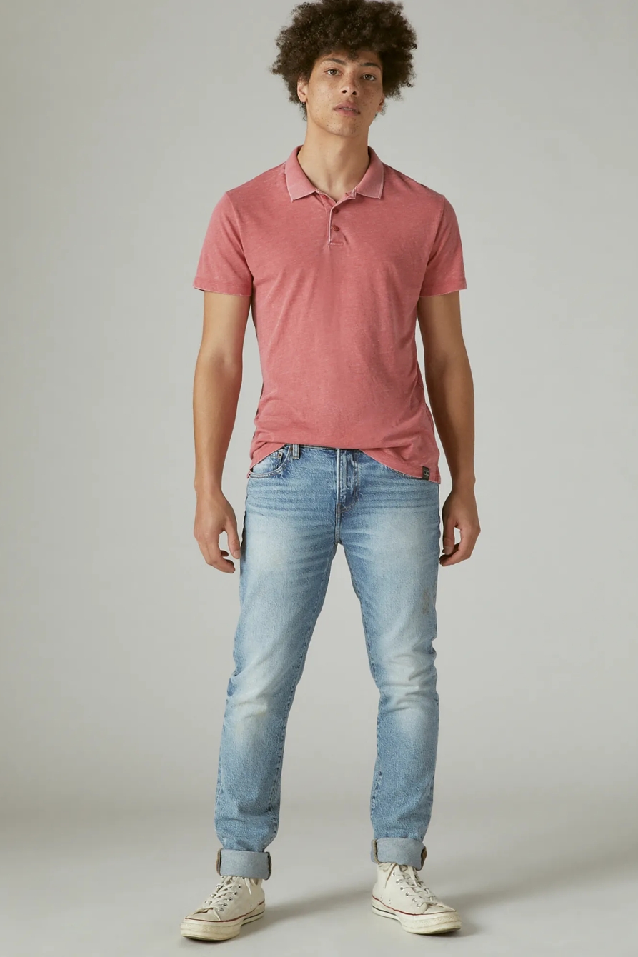 VENICE BURNOUT SHORT SLEEVE POLO, image 2