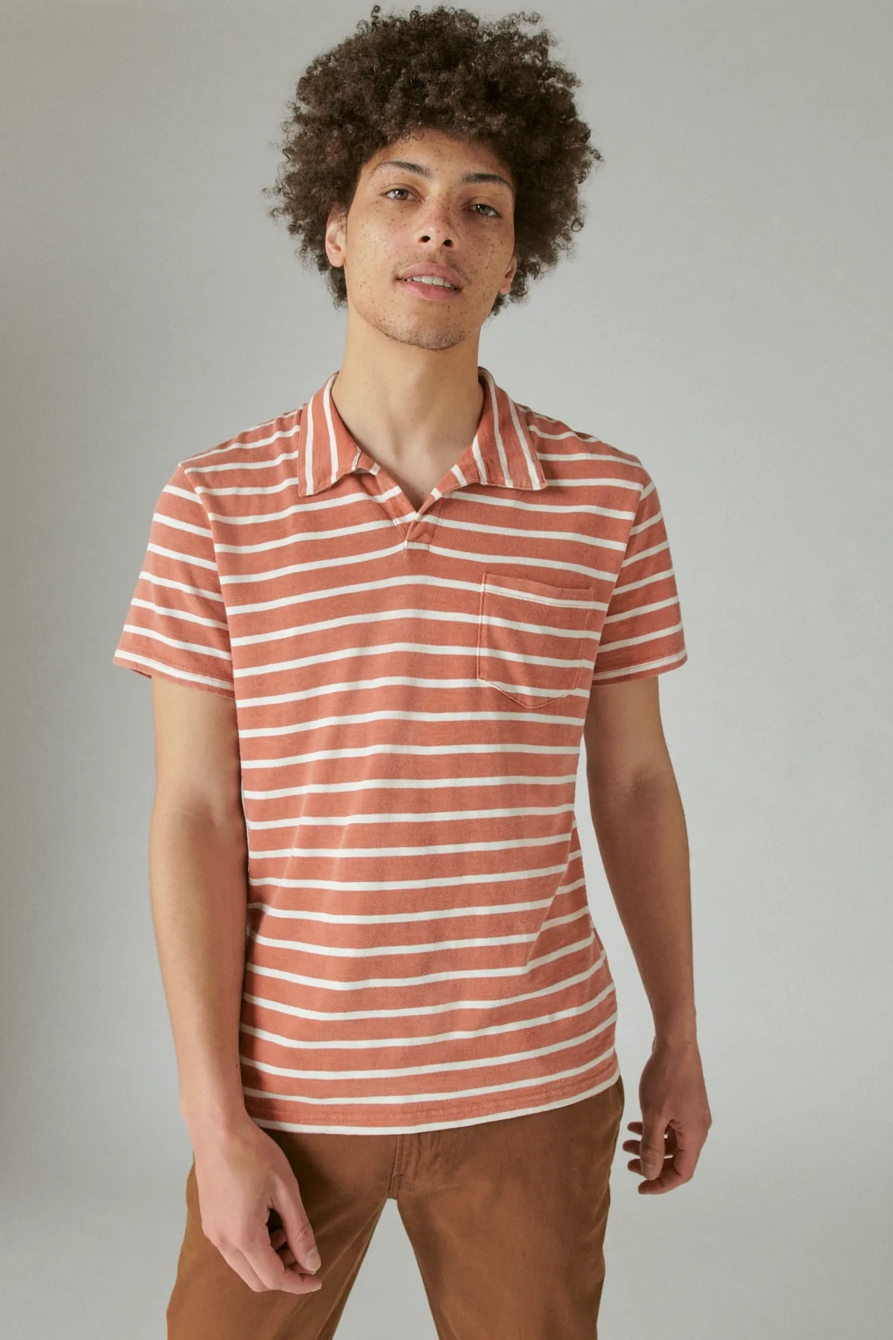 WEEKEND SLUB STRIPE POLO, image 2