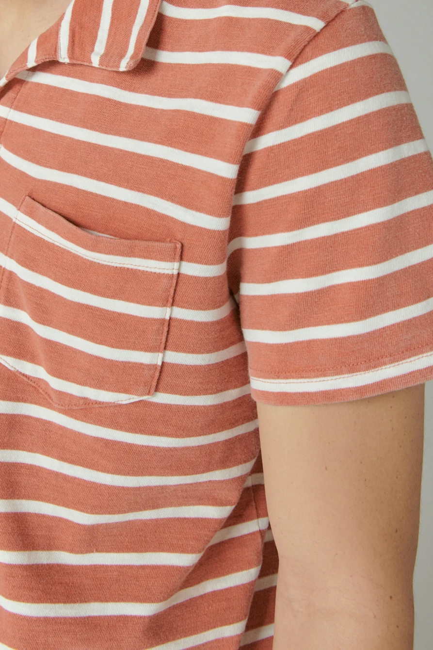WEEKEND SLUB STRIPE POLO, image 4