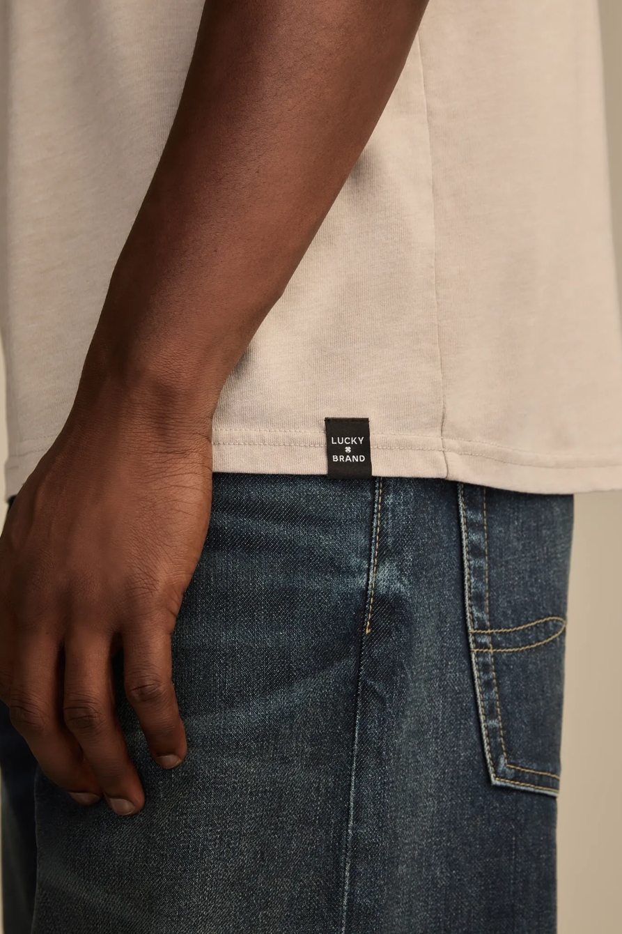 VENICE BURNOUT CREW NECK TEE, image 2