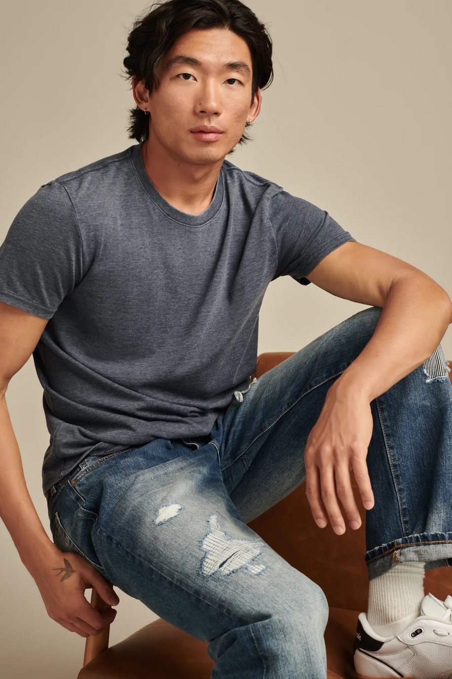 VENICE BURNOUT CREW NECK TEE, image 2
