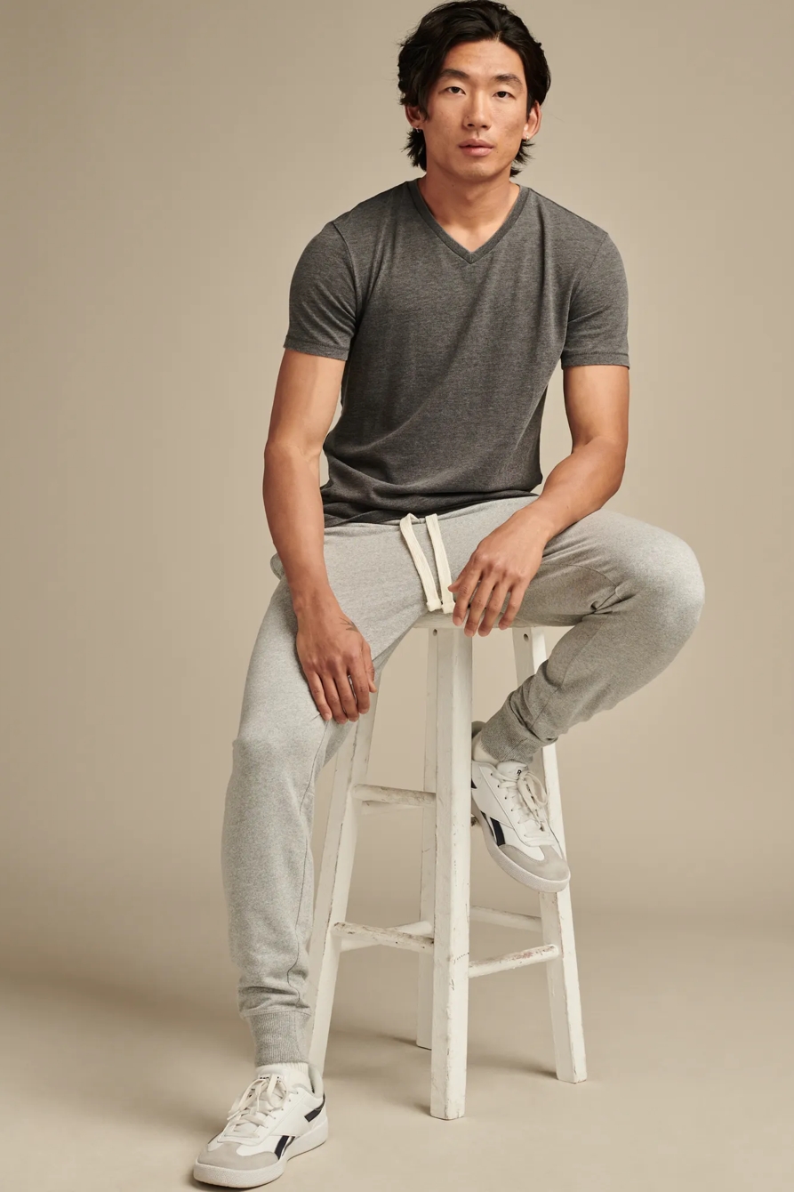 VENICE BURNOUT V NECK TEE, image 5