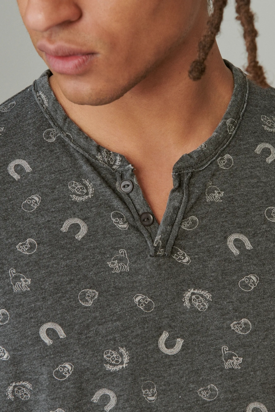VENICE BURNOUT NOTCH NECK TEE, image 2