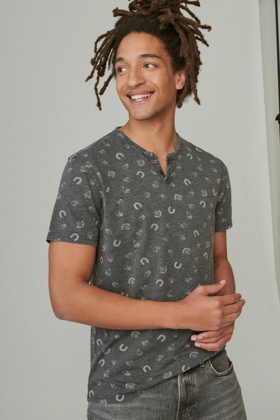 VENICE BURNOUT NOTCH NECK TEE, image 3