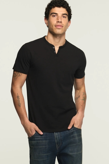 VENICE BURNOUT NOTCH NECK TEE, image 1
