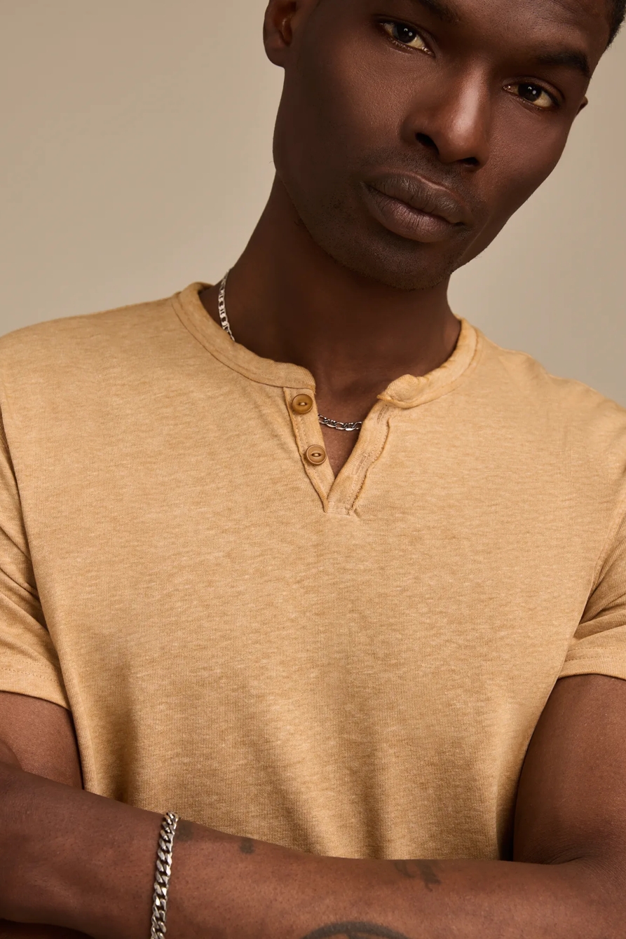 VENICE BURNOUT NOTCH NECK TEE, image 2