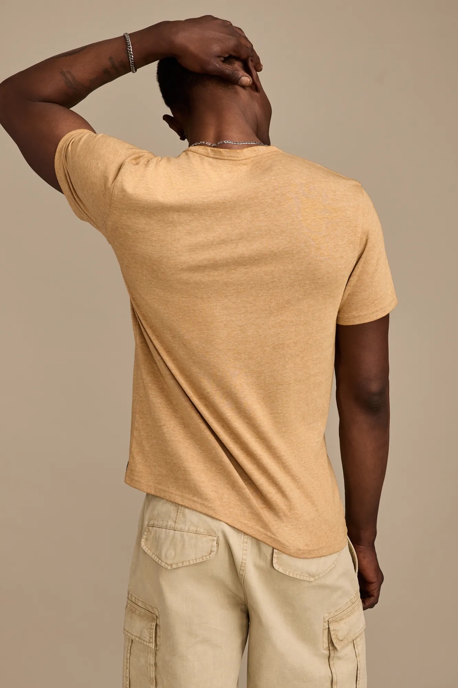 VENICE BURNOUT NOTCH NECK TEE, image 3