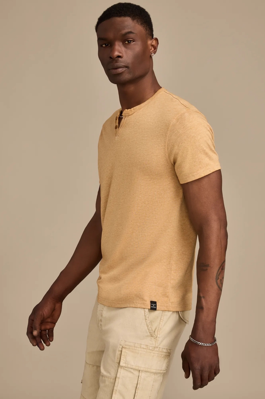 VENICE BURNOUT NOTCH NECK TEE, image 4