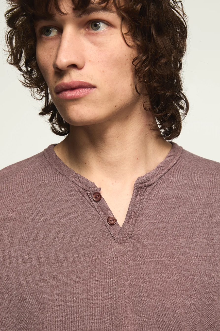 VENICE BURNOUT NOTCH NECK TEE, image 2