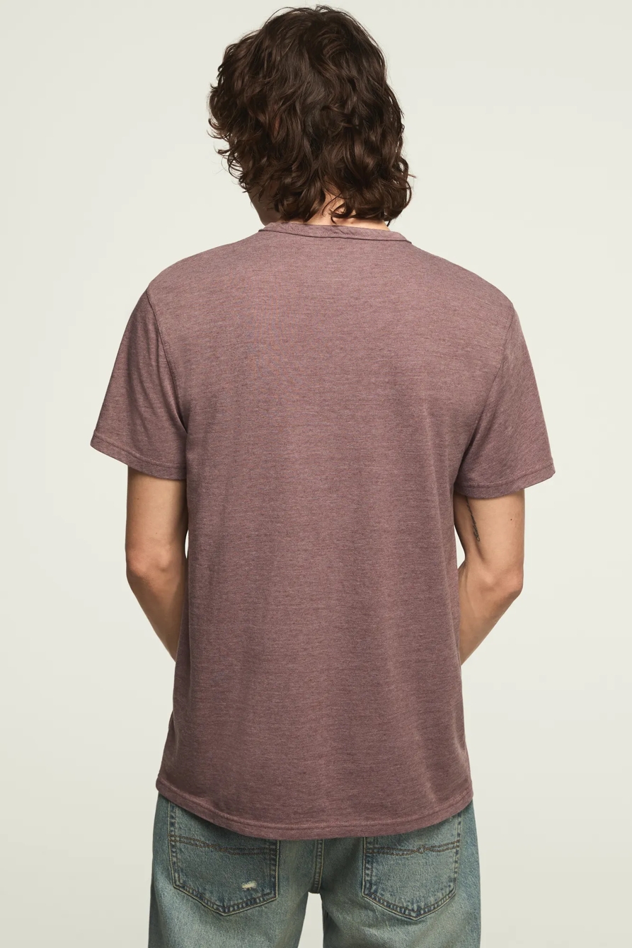 VENICE BURNOUT NOTCH NECK TEE, image 4