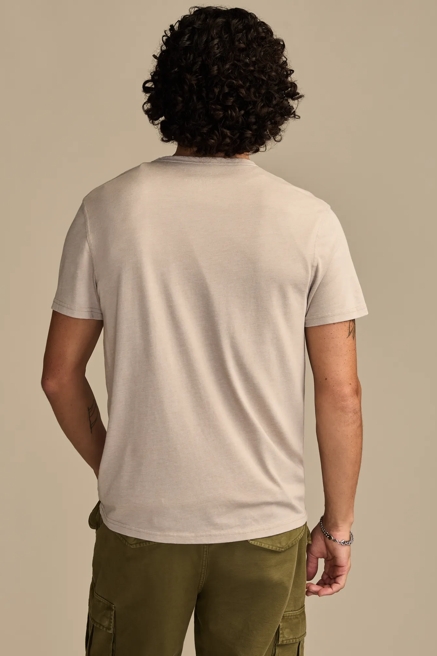 VENICE BURNOUT NOTCH NECK TEE, image 3