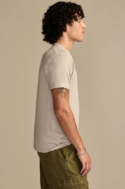 VENICE BURNOUT NOTCH NECK TEE, image 4