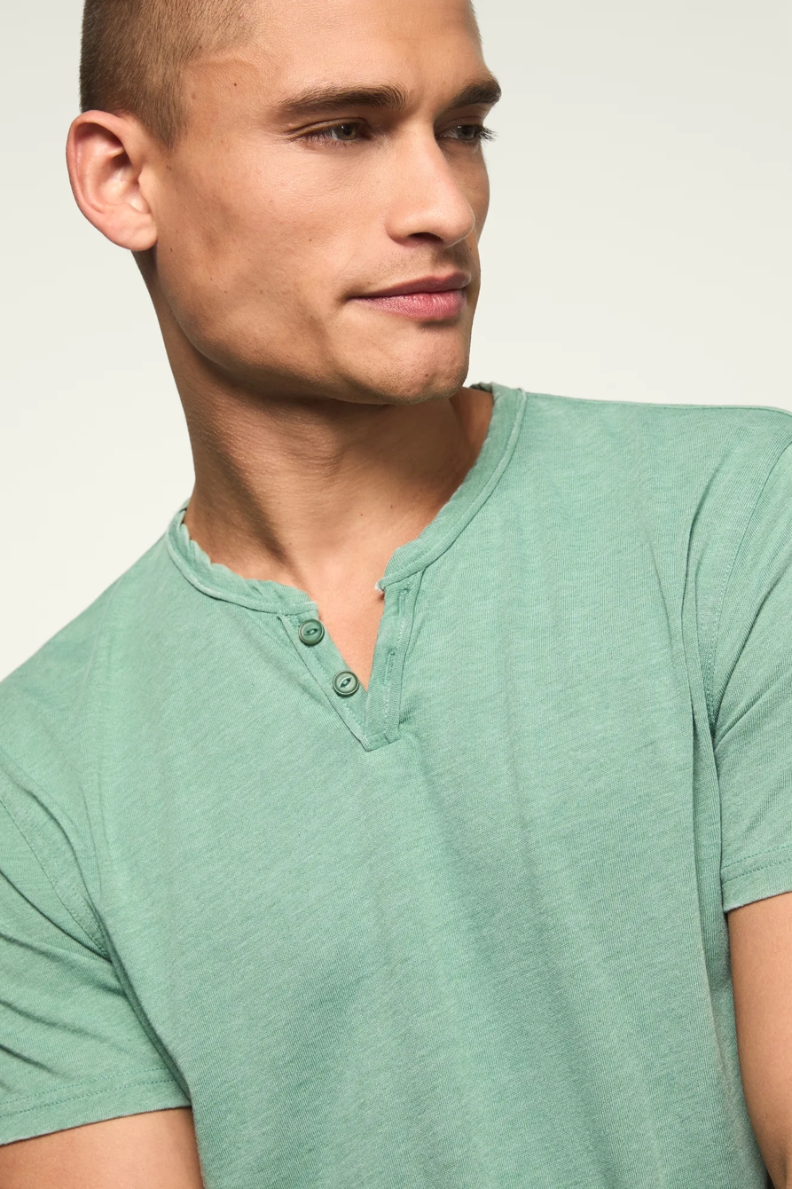 VENICE BURNOUT NOTCH NECK TEE, image 2