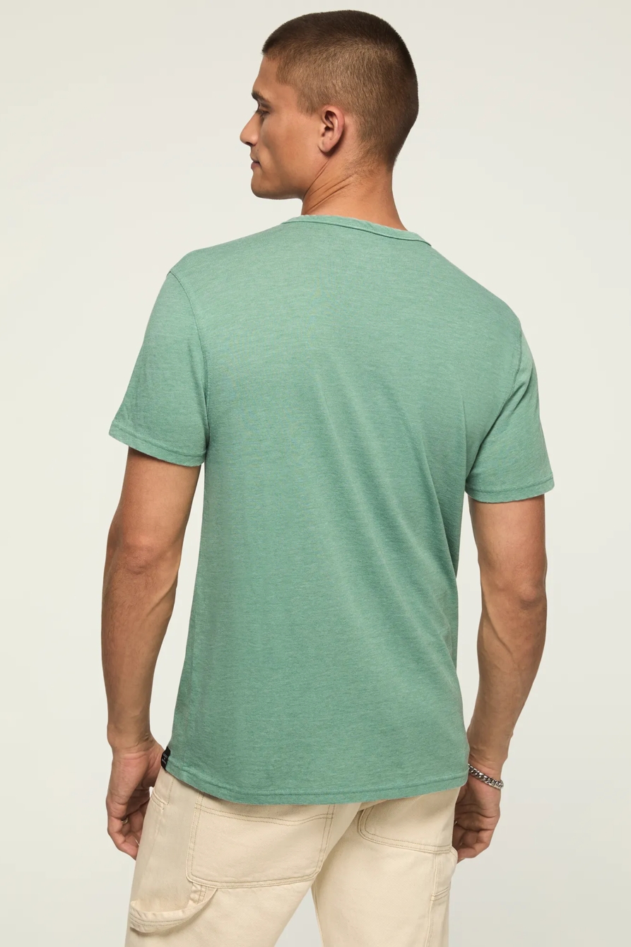 VENICE BURNOUT NOTCH NECK TEE, image 3