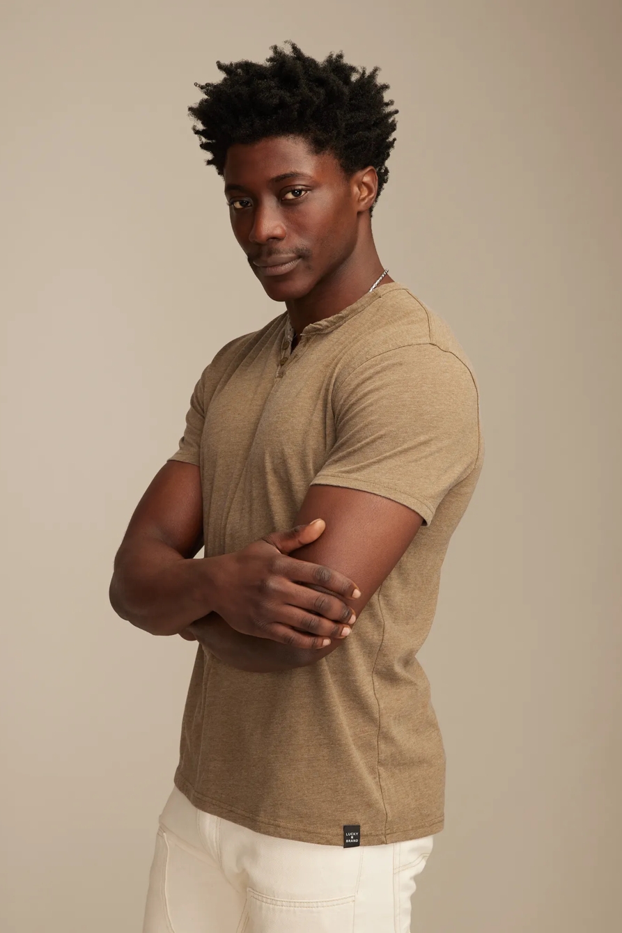 VENICE BURNOUT NOTCH NECK TEE, image 3
