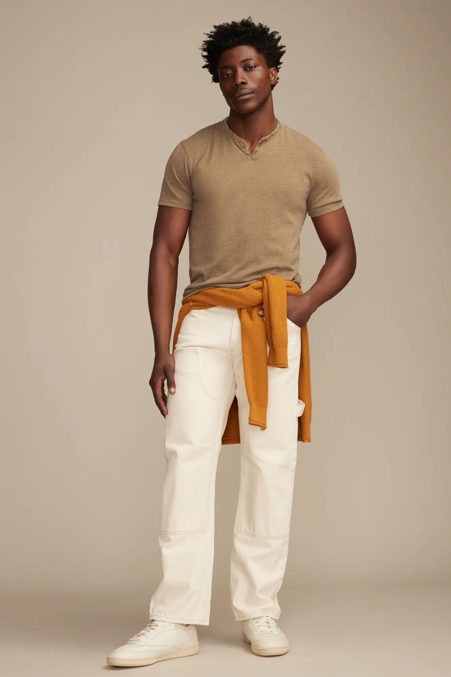 VENICE BURNOUT NOTCH NECK TEE, image 4