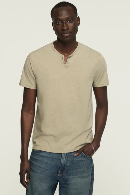 VENICE BURNOUT NOTCH NECK TEE, image 1