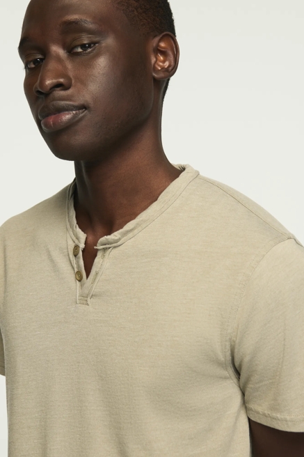 VENICE BURNOUT NOTCH NECK TEE, image 2