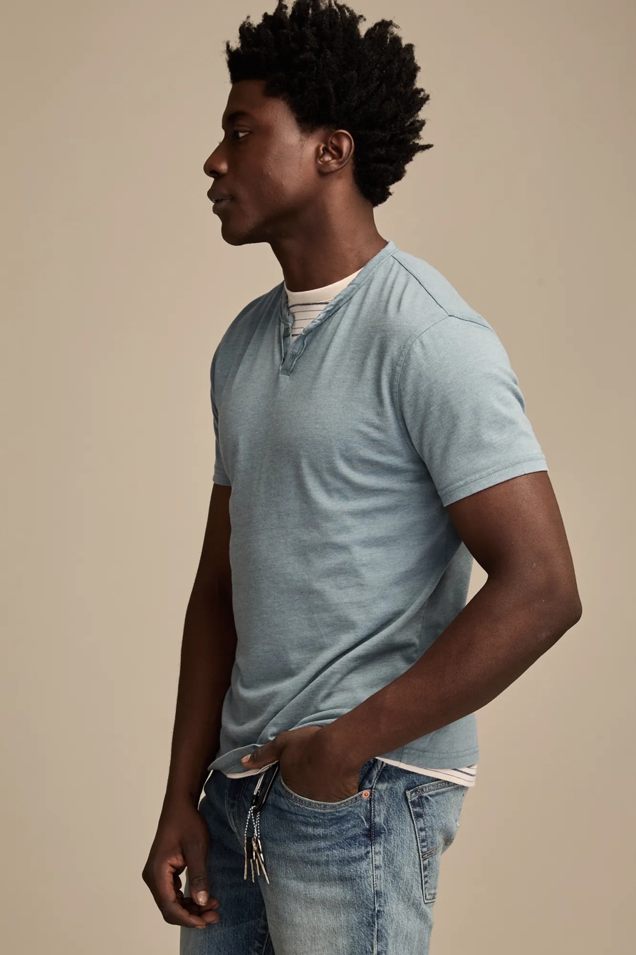 VENICE BURNOUT NOTCH NECK TEE, image 3