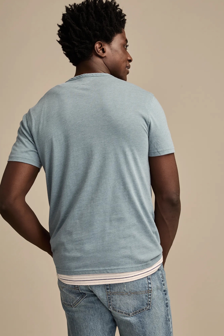 VENICE BURNOUT NOTCH NECK TEE, image 4