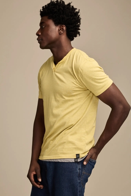 VENICE BURNOUT NOTCH NECK TEE, image 2