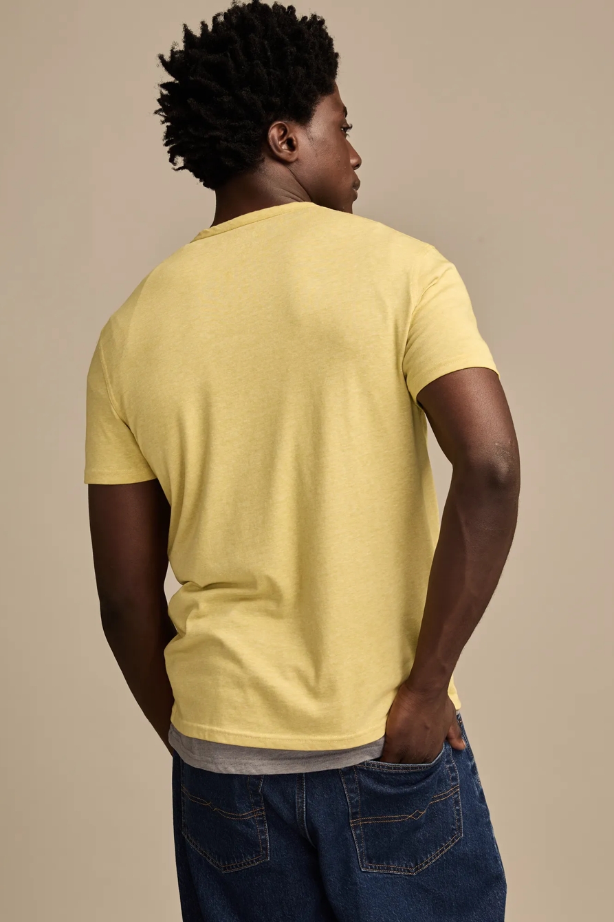 VENICE BURNOUT NOTCH NECK TEE, image 3