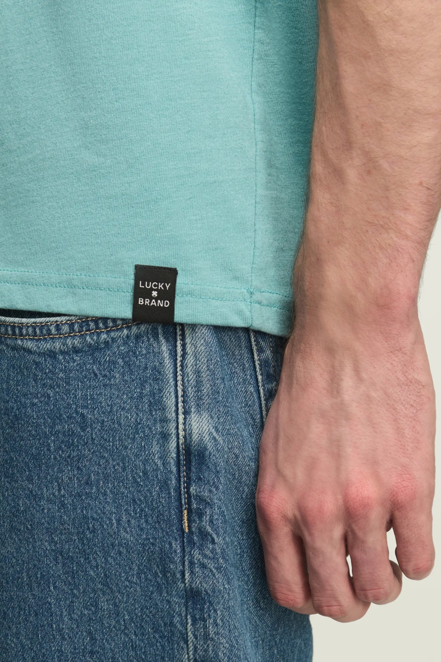 VENICE BURNOUT NOTCH NECK TEE, image 5