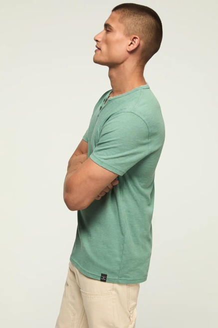 VENICE BURNOUT NOTCH NECK TEE, image 4