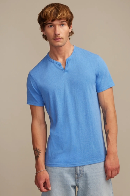 VENICE BURNOUT NOTCH NECK TEE, image 1