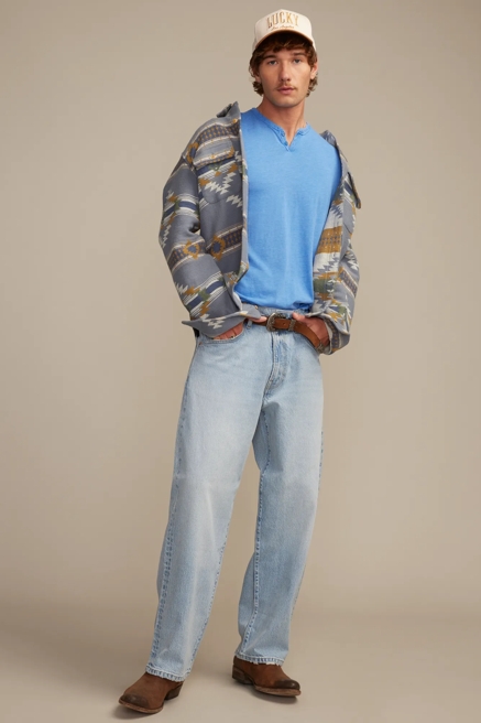 VENICE BURNOUT NOTCH NECK TEE, image 2