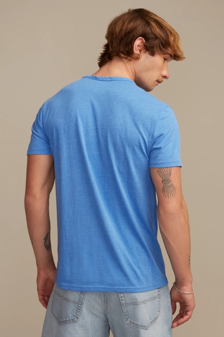 VENICE BURNOUT NOTCH NECK TEE, image 3