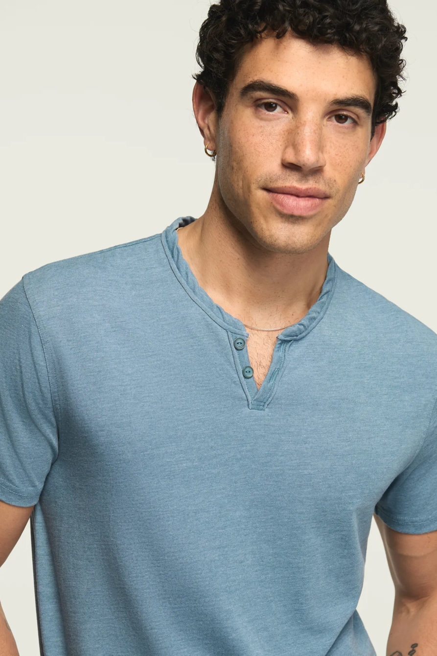 VENICE BURNOUT NOTCH NECK TEE, image 2