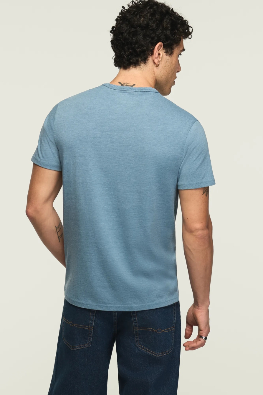 VENICE BURNOUT NOTCH NECK TEE, image 3