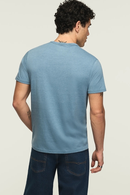 VENICE BURNOUT NOTCH NECK TEE, image 3