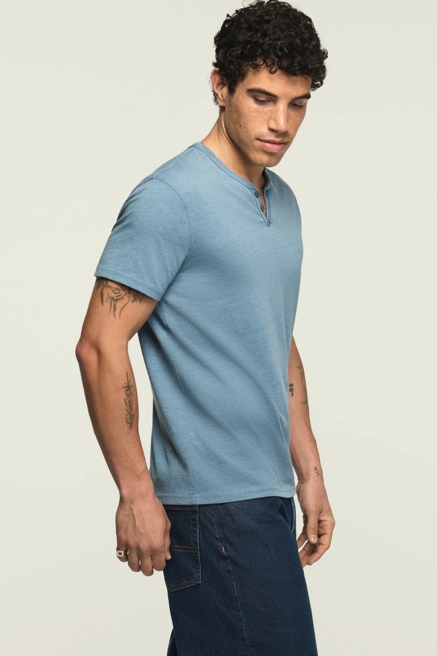 VENICE BURNOUT NOTCH NECK TEE, image 4