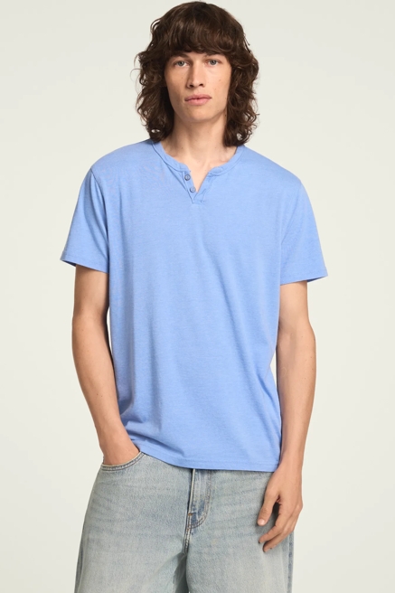VENICE BURNOUT NOTCH NECK TEE, image 1