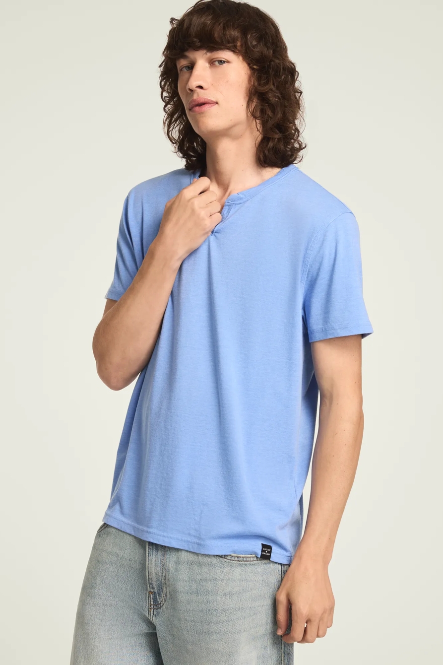 VENICE BURNOUT NOTCH NECK TEE, image 4