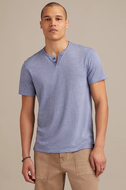 VENICE BURNOUT NOTCH NECK TEE, image 1
