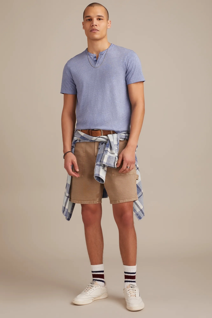 VENICE BURNOUT NOTCH NECK TEE, image 4