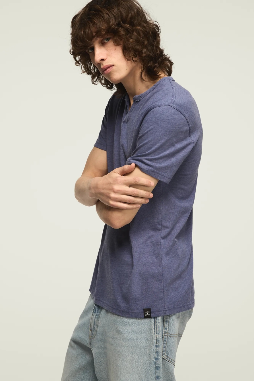 VENICE BURNOUT NOTCH NECK TEE, image 3