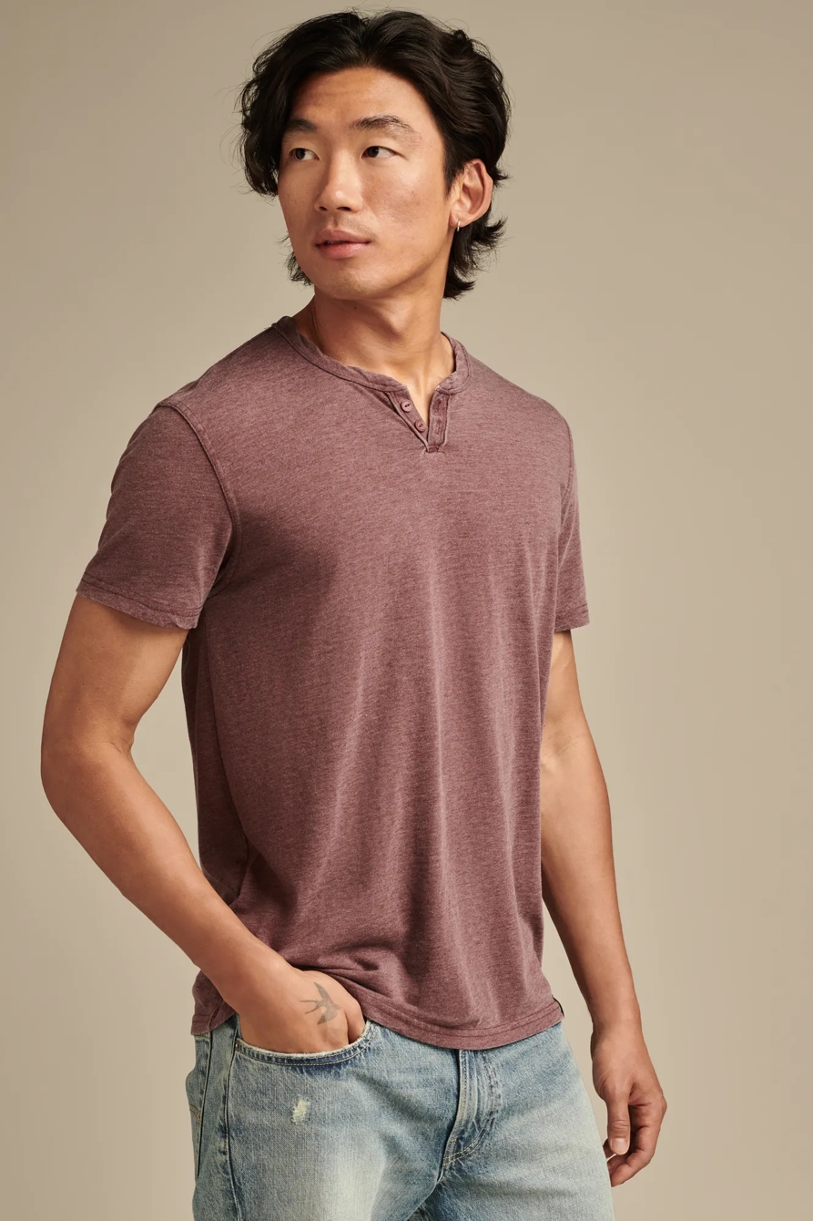 VENICE BURNOUT NOTCH NECK TEE, image 3