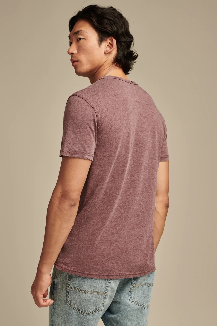 VENICE BURNOUT NOTCH NECK TEE, image 4