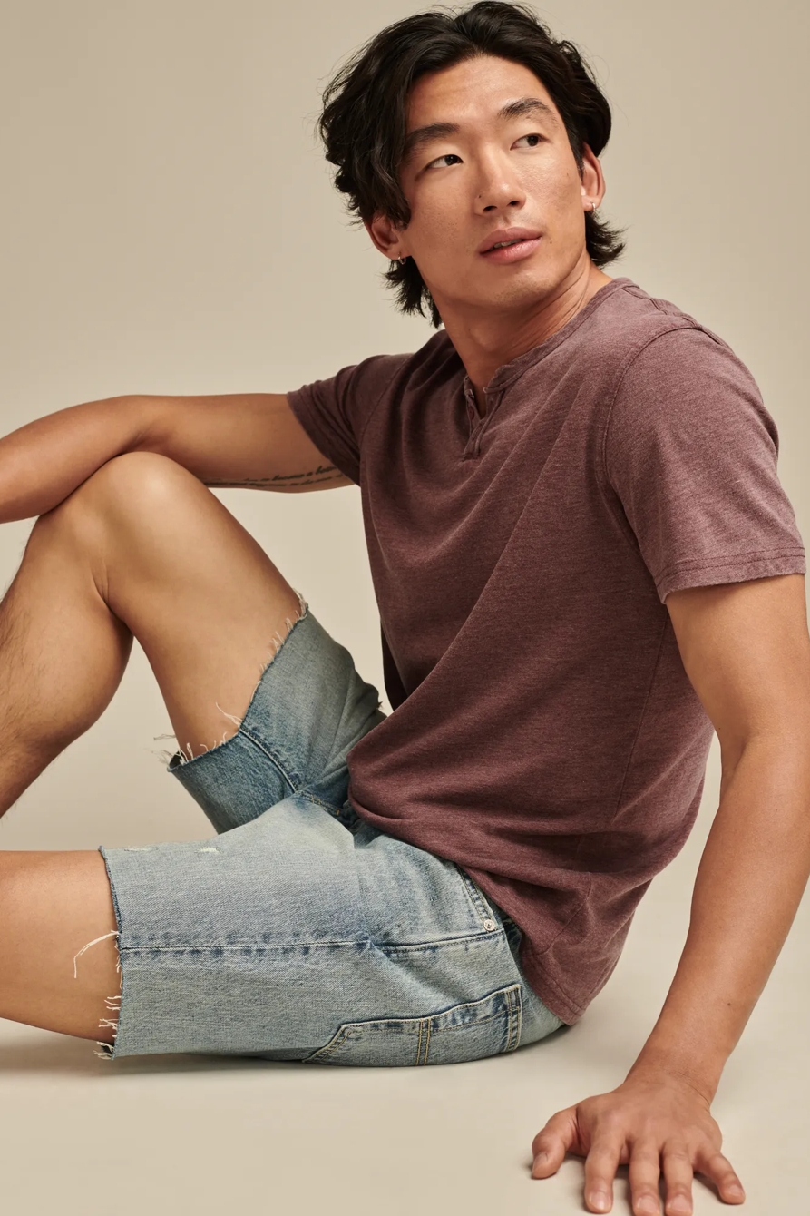 VENICE BURNOUT NOTCH NECK TEE, image 5