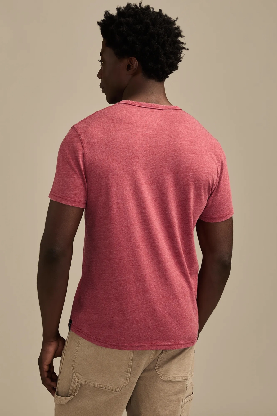 VENICE BURNOUT NOTCH NECK TEE, image 3