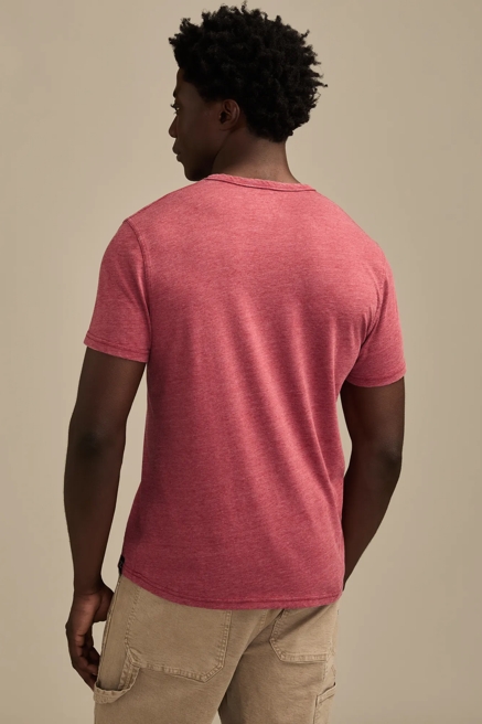 VENICE BURNOUT NOTCH NECK TEE, image 3