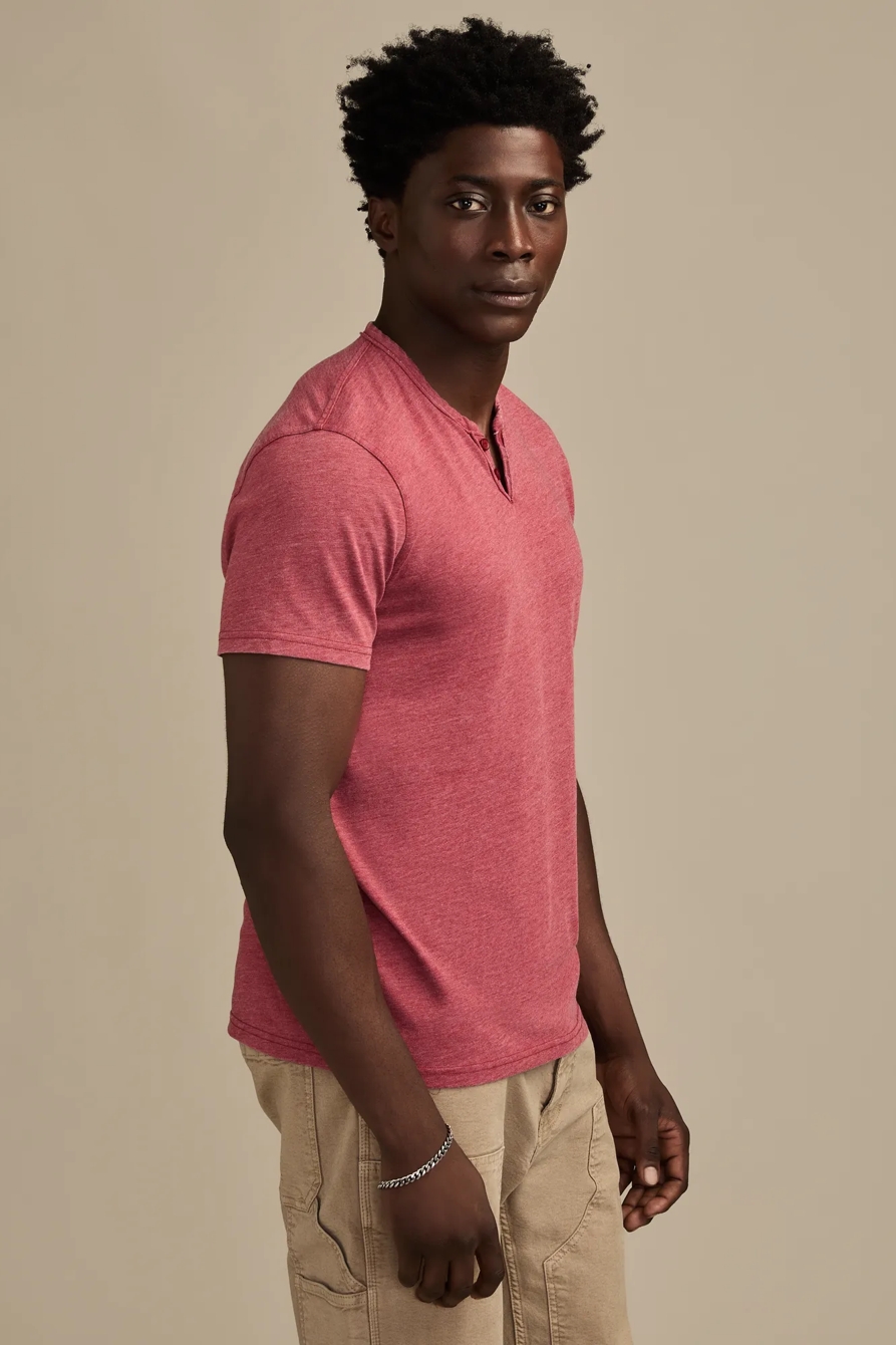 VENICE BURNOUT NOTCH NECK TEE, image 4