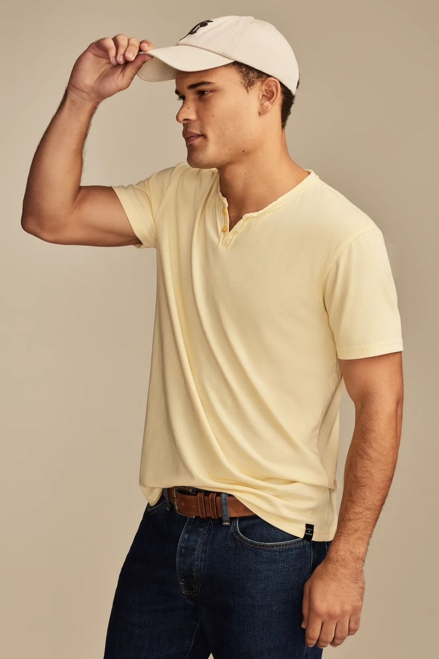 VENICE BURNOUT NOTCH NECK TEE, image 4