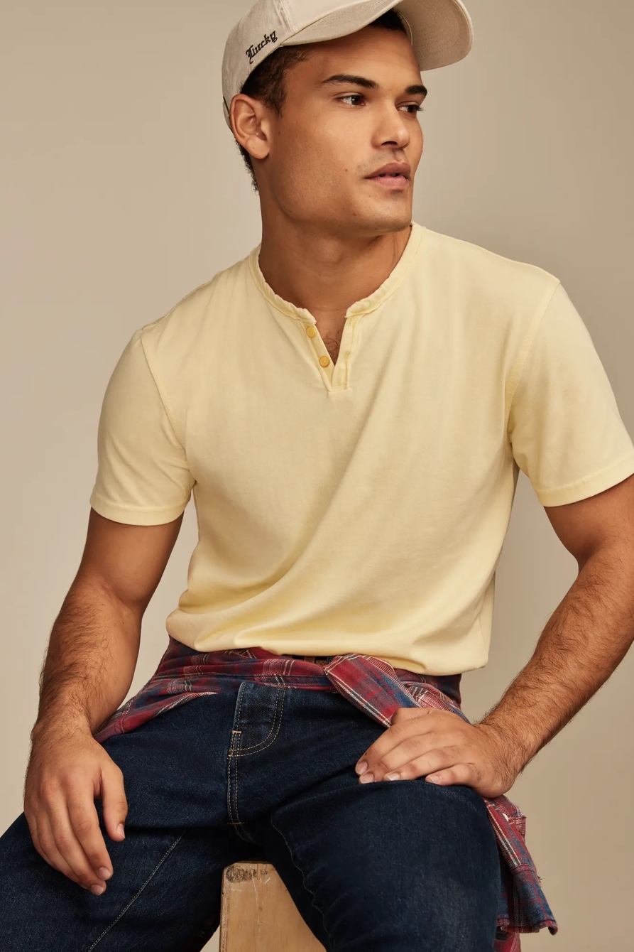 VENICE BURNOUT NOTCH NECK TEE, image 5