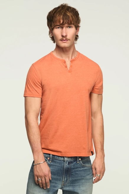 VENICE BURNOUT NOTCH NECK TEE, image 1